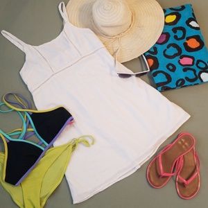 Old Navy White Cotton Sundress Size XS